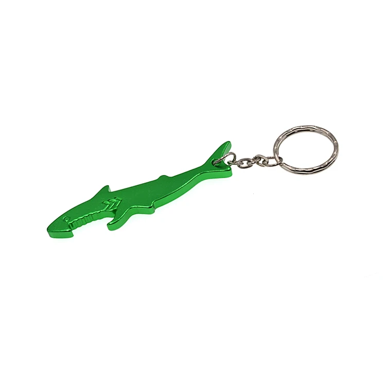 Alligator Bottle Opener Key Ring，Aluminium Alloy，Random Color 