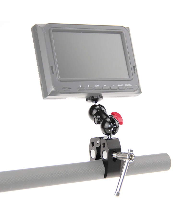 Camvate Pole Clamp Mount With Super Clamp And 360 Degree Rotating Mini ...