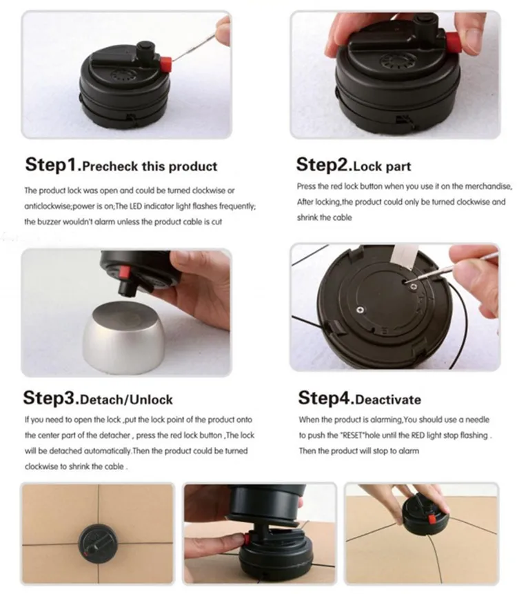 Retail Anti Theft Loss Prevention EAS System Spider Tag Sw002 - Remove