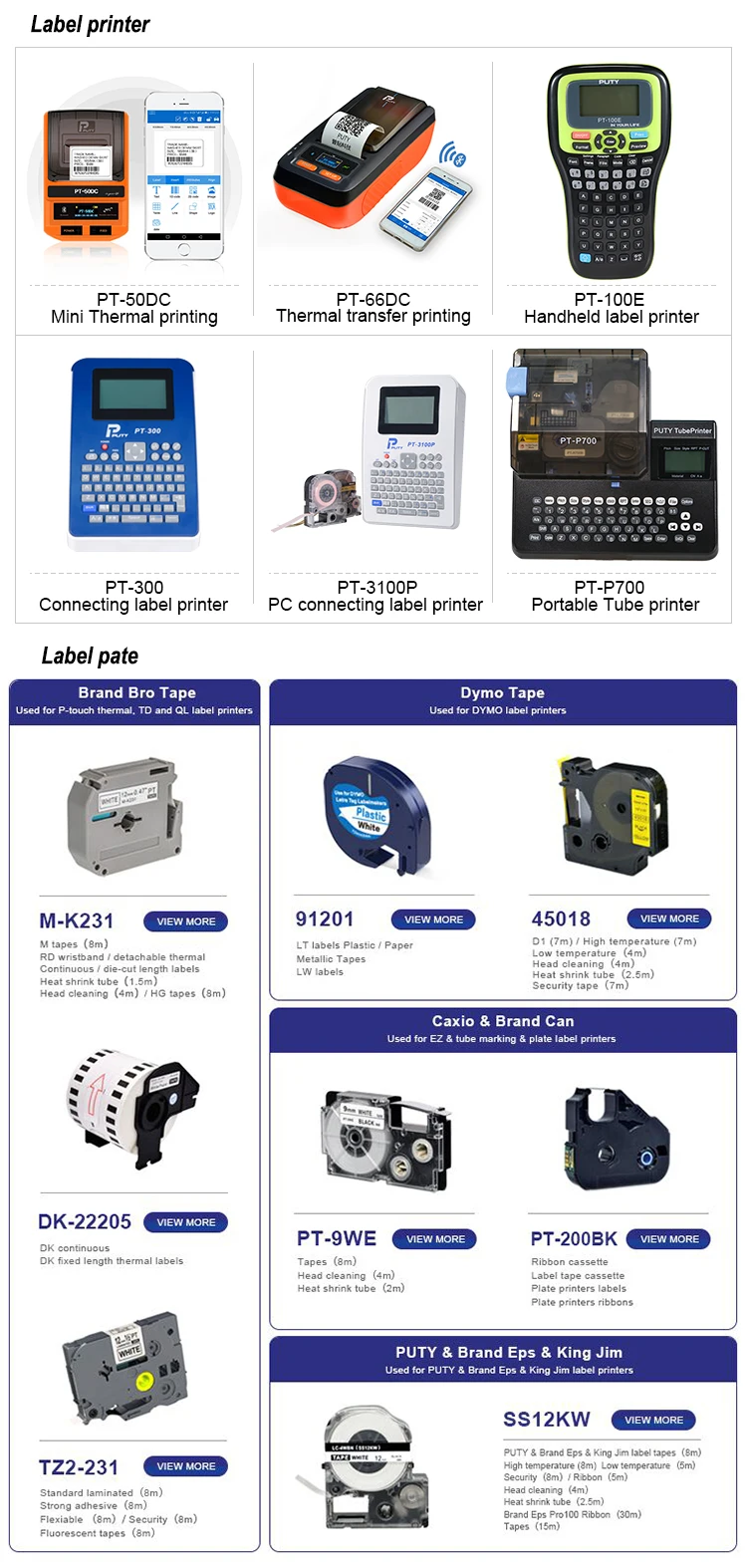 used dymo label printer