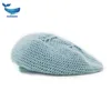 2017 new handmade warm girl beret Medium coarse pure wool yarn woven material bag of girl or lady's beret