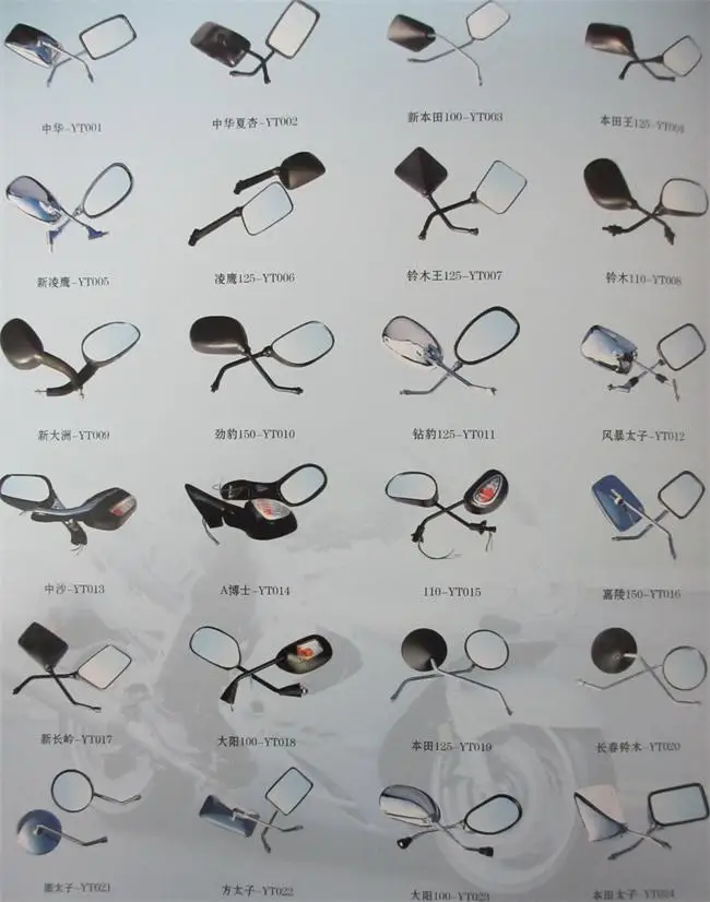 Hot brand new aluminum alloy gs motorcycle rearview mirror