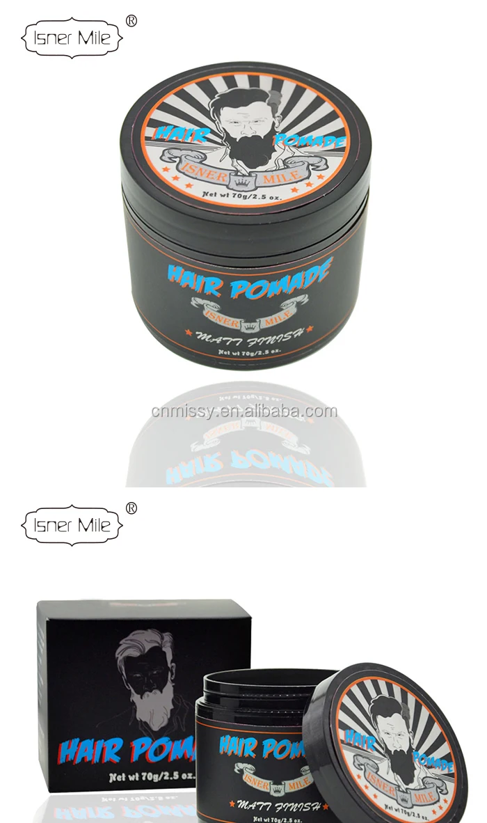 OEM/ODM Mens Matt Finish Strong Hold Thickened Modern Hair Styling Pomade Paste Clay Mud Cream Wax