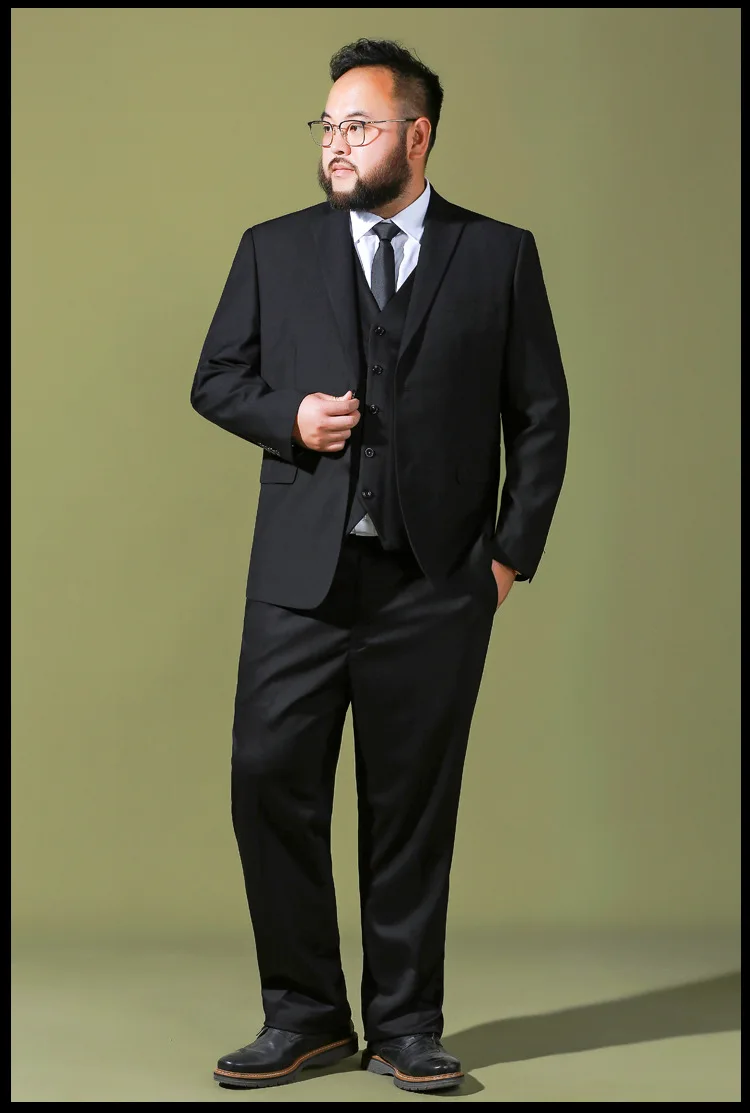Super Large Size For Fat Men 3xl-9xl Men's Blazer Big Men's Suit Solid ...