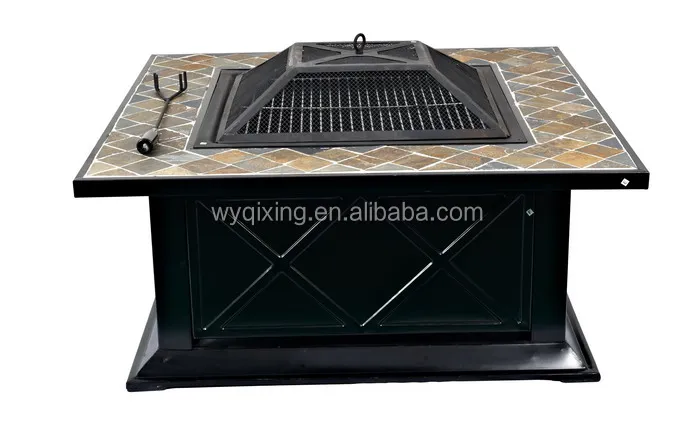 Qxfp 003a Neue Design Quadrat Schiefer Feuerstelle Outdoor Bbq Grill Buy Feuer Pit Outdoor Bbq Grill Feuerstelle Tisch Product On Alibaba Com