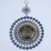 The peacock wings blue evil eyes lection wall hanging for home decoration