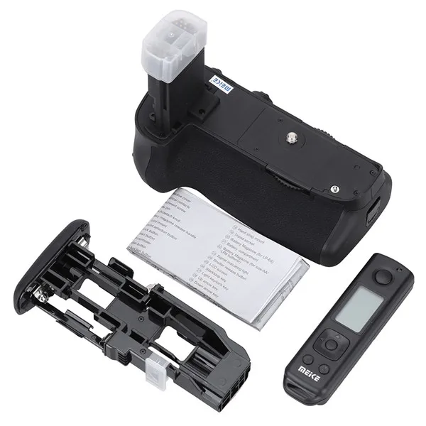 MEIKE MK-5DS R 2.4G Battery Grip Holder Wireless Remote Control for Canon 5D 