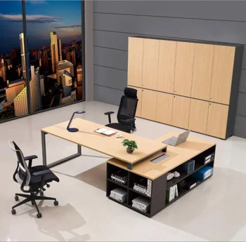 Round Luxury Wooden Boss Director Office Executive Table Office
