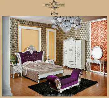 Dxy American Modern Style Crystal Bedroom Cloth Furniture Reasonable Price Modern Purple Bed For Sale Br 002 Buy Cloth Bed For Bedroom Reasonable