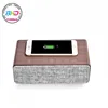 2018 newest model High quality quasi-HI-FI wireless speaker with wireless charger, clock function