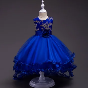 Yy10376g Hot Selling Front Short Back Long Tail Design Kids Girls Prom Gown Dress , Buy Prom Gown Dress,Kids Prom Gown Dress,Girls Prom Gown Dress
