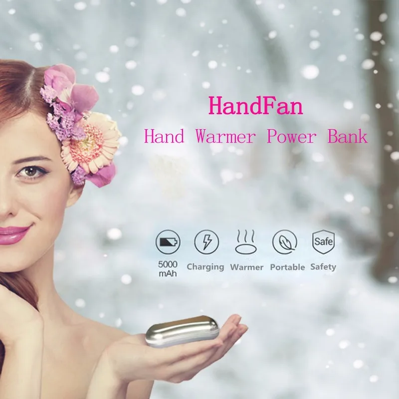 Soap Shaped Portable Silvercrest Power Bank Hand Warmer 5200mah For