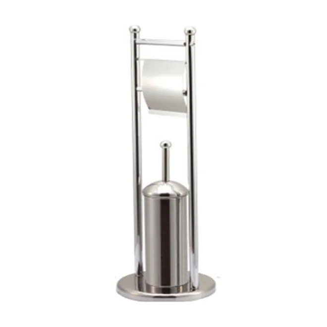 toilet roll holder and toilet brush