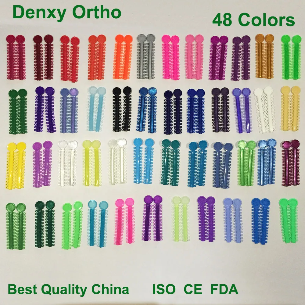 Denxy Orthodontic Inter Oral Elastics Rubber Band Dental Zoo Pack ...