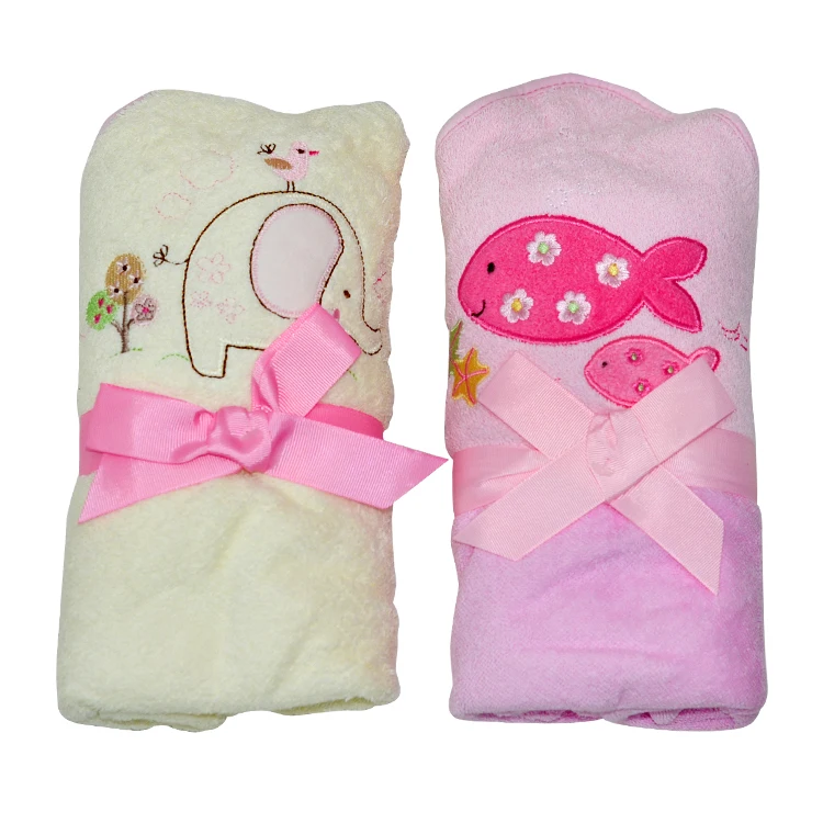 Cheap Wholesale Hooded Towel Set With 6 Pack Washcloth Buy Cheap