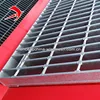 welded serrated metal flooring grid 30*100mm mesh opening anti slip drainage cover i style steel grating