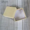 Plain Brown Kraft Paper Laminated Grey Board Bulk Small Gift Packing Box with Cap Lip