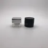 high end acrylic jar cream container cosmetic packaging round shape square shape taper waist cosmetics jar 5ml