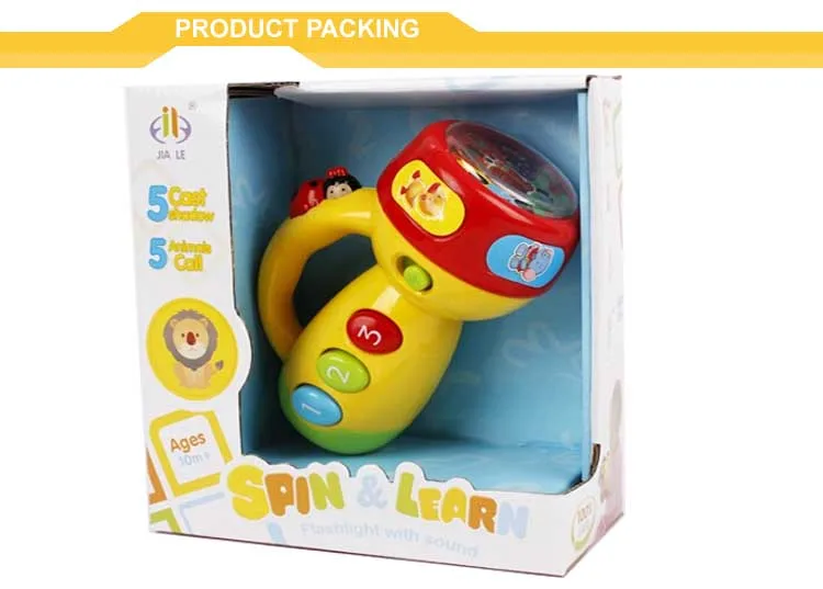 Imitation Light Up And Learn Interactive Torch Toy Electronic