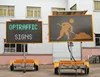 2600*1600mm Solar Power Mobile Trailer Led Sign, Mobile Led Screen Trailer