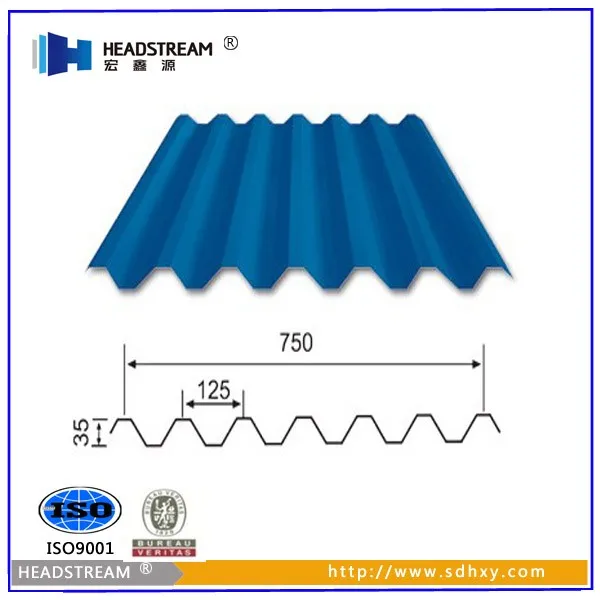 16 Gauge Corrugated Steel Sheets Corrugated Steel Sheet For Roofing