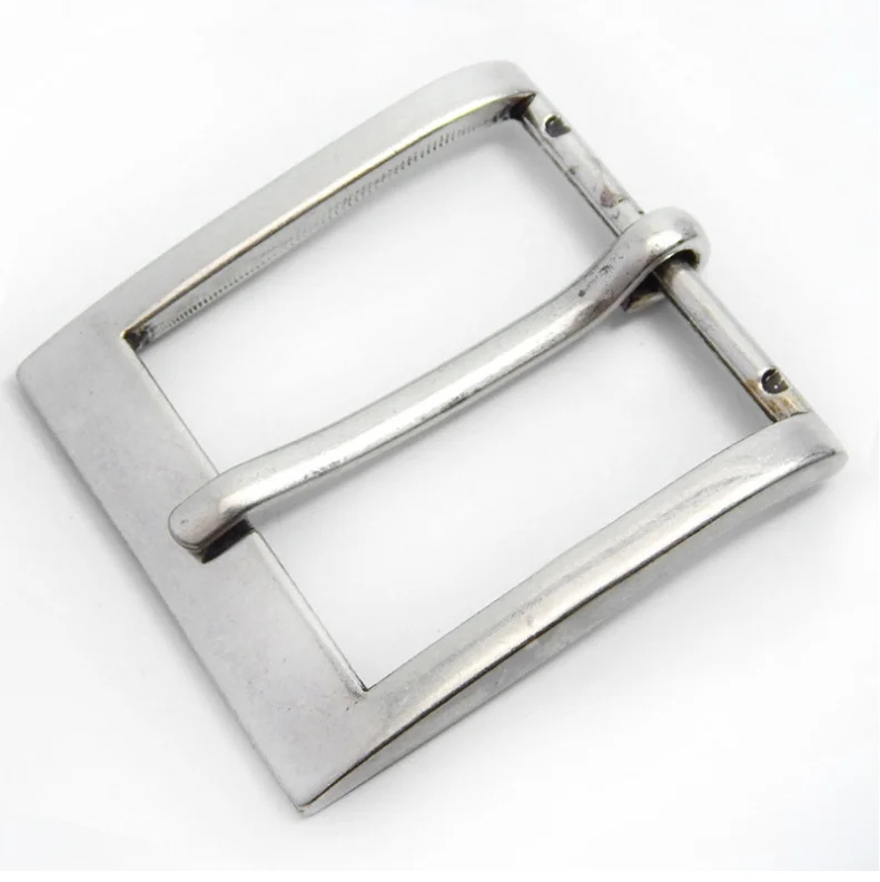 40mm,41mm Inner Size Zinc Alloy Pure Anti Silver Pin Belt Buckle,Custom