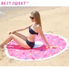 whoselase microfiber round beach towel donut