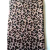 Manufacture jacquard 394g/m2 brushed leopard wool fabric for coats