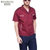 TONGYANG Summer Unisex Popular Breathable Work Clothing Short Sleeve Workwear Comfortable Clothes For Factory OEM worker uniform