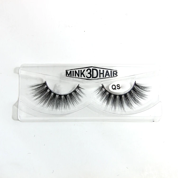 Wholesale private label clear invisible band 3d silk eyelashes