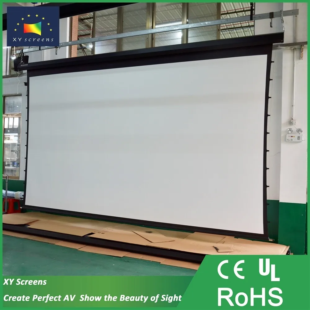 Xy Screen 180 Degrees Circular Projection Screen With 4k Whiteblack