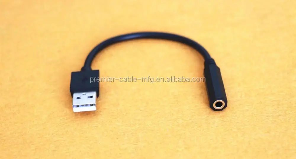 DC 3.5MM x 1.35MM FEMALE to MICRO USB POWER ADAPTER CABLE
