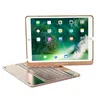 Aluminum Metal Case For iPad Pro 10.5 Wireless Keyboard With breath Led Light