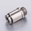 Round male straight with O-ring BSPP thread brass push on fitting, pneumatic