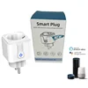tuya smart plug electrical switch power socket surge protector EU French standard 90-250V Apple Siri control