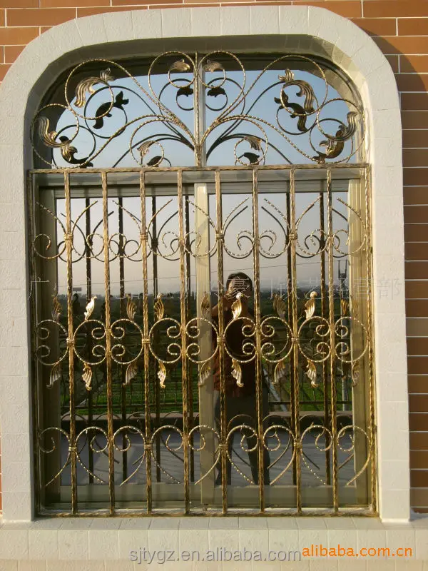 Modern Style Wrought Iron Window Grill Design Modern Style Wrought Iron Window Grill Design