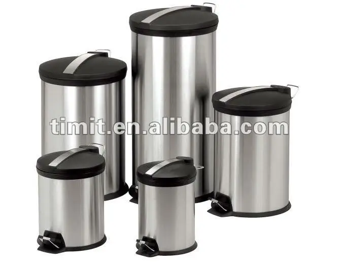 
3L/5L/12L/20L/30L ROUND S/S DUSTBIN 