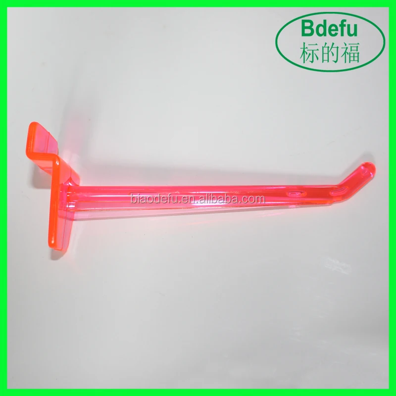High Quality Abs Acrylic Security Display Plastic Pegboard Hooks