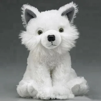 peluche lobo blanco