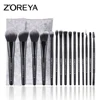 China factory professional private label cosmetic beauty 15pcs brush sets makeup