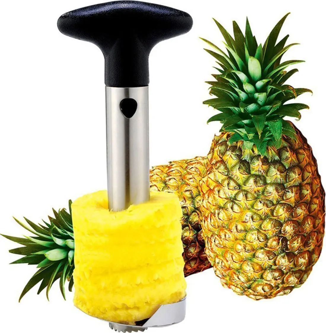 Utopia Kitchen Pineapple Corer - Pineapple Slicer - Pineapple Peeler - Stainless-Steel - 3 in 1 Tool