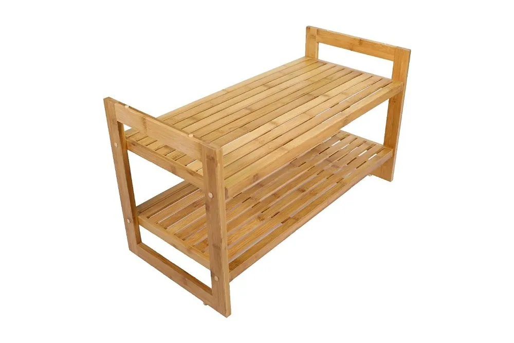 Zapatero Organizador De Zapatos De Bambú Para Armario - Buy Organizador