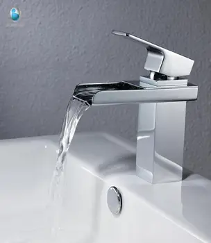 Kb 72 Hot Usa Bathroom Waterfall Wash Basin Faucet Vessel Wash Basin Faucet Bathroom Vessel