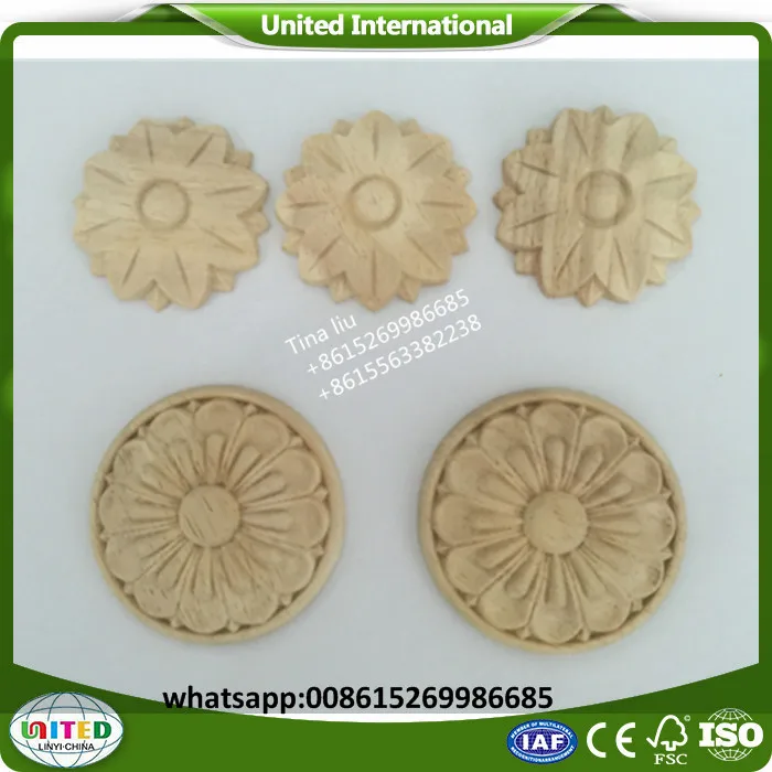 CNC wood parts carving rosettes