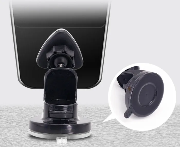 360 Universal ABS Cell Phone Holder Magnet Car Mount Clip Cellphone Magnetic Mobile Bracket For iPad