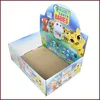 color printing cardboard paper box for toys with easy setup display panel