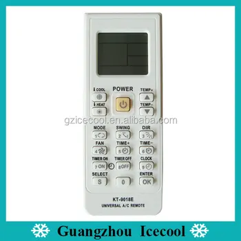 Kt-9018e Universal Ac Remote Control Kt-9018e For Air Conditioner - Buy ...