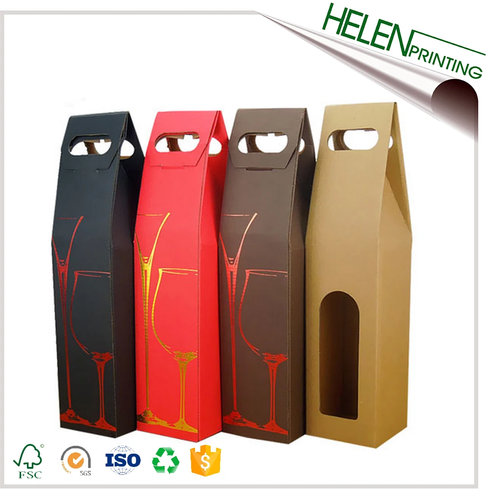 Custom Corrugated Cardboard Wine Glass Gift Boxes Wholesale Buy Wine