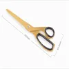 China supplier office tool stainless steel gold scissors