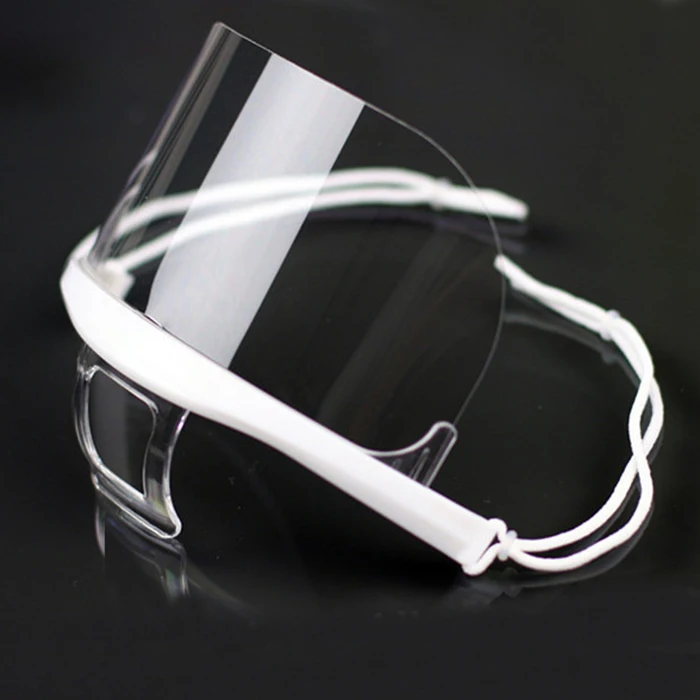 Resuable Transparent Smile Mask Restaurant Clear Plastic Face Mask